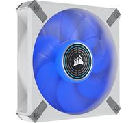 Corsair ML120 LED ELITE 120mm PWM LED White Fan (Corsair AirGuide Technology Magnetic Levitation Bearing Up to 2000 RPM Eight Vibrant LEDs Low Noise High Airflow) Single Pack - Blue CO-9050128-WW