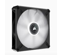 Corsair ML140 LED ELITE, 140mm PWM LED White Fan (Corsair AirGuide Technology, Magnetic Levitation Bearing, Up to 1,600 RPM, Eight Vibrant LEDs, Low Noise, High Airflow) Single Pack - Red