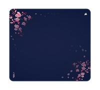 Corsair MM300 Large Dark Cherry Anti-Fray Cloth Gaming Mouse Pad - 45cm x 40cm, Textile-Weaved Cloth, Anti-Slip Rubber Base, Reinforced Stitched Edges - Navy