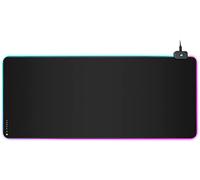 Corsair MM700 RGB Extended Cloth Gaming Mouse Pad - 930mm x 400mm - 360° RGB Lighting - Two USB Port Hub - Thick Rubber - Black