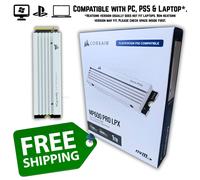 Corsair MP600 PRO LPX 1TB White Heatsink PCIe Gen4 NVMe M.2 SSD PS5 PC Gaming
