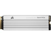 Corsair MP600 PRO LPX 2TB M.2 NVMe PCIe x4 Gen4 SSD - Optimised for PS5 (Up to 7,100MB/sec Sequential Read & 6,800MB/sec Sequential Write Speeds, High-Speed Interface, Compact Form Factor) White