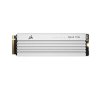 Corsair MP600 PRO LPX 2TB M.2 NVMe PCIe x4 Gen4 SSD - Optimised for PS5 (Up to 7,100MB/sec Sequential Read & 6,800MB/sec Sequential Write Speeds, High-Speed Interface, Compact Form Factor) White