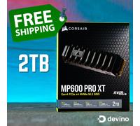 Corsair MP600 PRO XT 2TB Heatsink PCIe Gen4 NVMe M.2 2280 SSD PC PS5