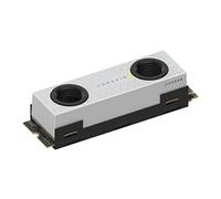 Corsair MP600 PRO XT 2TB Hydro X Edition Gen4 PCIe x4 NVMe M.2 SSD (Up to 7,000 MB/s Sequential Read and 6,550 MB/s Write Speeds, High-Density TLC NAND, Hydro X Series XM2 Water Block) White