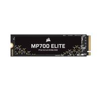 Corsair MP700 ELITE 4TB PCIe 5.0 NVMe M.2 SSD - Up to 9,400 MB/s Read, 8,100 MB/s Write, Gen5 Speed for PC & Laptop - Black