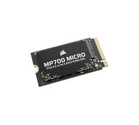 Corsair MP700 MICRO 4TB PCIe 5.0 NVMe M.2 2242 SSD - Up to 9,400 MB/s Read, 8,100 MB/s Write - Gen5 Speed for Laptops & Mini PCs - Black