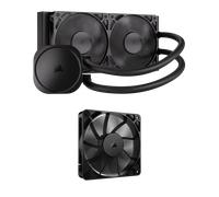 CORSAIR Nautilus 240 CPU Cooler And RS120 Fan Bundle