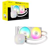 Corsair NAUTILUS 240 RS ARGB White All In One CPU Cooler - 240mm
