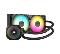 Corsair NAUTILUS 240 RS ARGB AIO CPU Cooler, Black, 2x 120mm ARGB RS120, Copper