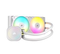 Corsair NAUTILUS 240 RS ARGB Liquid CPU Cooler - 240mm AIO - Low-Noise - Direct Motherboard Connection - Daisy-Chain - Intel LGA 1851/1700, AMD AM5/AM4 - 2x RS120 ARGB Fans Included - White