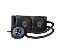 Corsair NAUTILUS 240 RS LCD Liquid CPU Cooler - 2.1" IPS LCD Screen, 240mm AIO, Low-Noise, Daisy-Chain, Intel LGA 1851/1700, AMD AM5/AM4 - 2x RS12