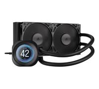 Corsair Nautilus 240 RS LCD Processor All-in-one liquid cooler 12 cm Black 1 pc(s)