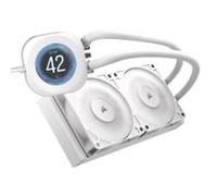 CORSAIR NAUTILUS 240 RS LCD Liquid CPU Cooler - 2.1" IPS LCD Screen, 240mm AIO, Low-Noise, Daisy-Chain, Intel LGA 1851/1700, AMD AM5/AM4 - 2x RS120 Fans Included - White