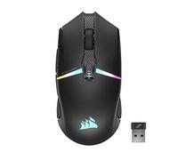 Corsair NIGHTSABRE RGB Wireless Gaming Mouse for FPS, MOBA - 26,000 DPI - 11 Programmable Buttons - Up to 100hrs Battery - iCUE Compatible - Black