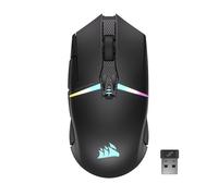 Corsair NIGHTSABRE RGB WIRELESS Gaming Mouse for FPS, MOBA - 26,000 DPI - 11 Programmable Buttons - Up To 100hrs Battery - iCUE Compatible - Black