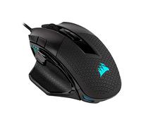 CORSAIR NIGHTSWORD RGB Wired Tunable FPS/MOBA Gaming Mouse - Black | 18,000 DPI, 10 Programmable Buttons, Weight System, iCUE Compatible, PC, Mac, PS5, PS4, Xbox