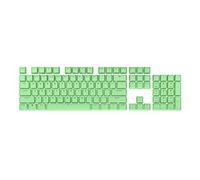 Corsair PBT Double-Shot PRO Keycap Mod Kit - Double-Shot PBT Keycaps - Mint Green - Standard Bottom Row - Textured Surface - 1.5mm-Thick Walls - O-Ring Dampeners