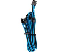 Corsair Premium Individually Sleeved PCIe (Dual Connector) Cables Type 4 Gen 4 - Blue/Black