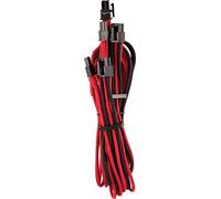 Corsair Premium Individually Sleeved PCIe (Dual Connector) Cables Type 4 Gen 4 - Red/Black