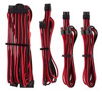 Corsair CP-8920219 Premium Individually Sleeved PSU Cables Starter Kit Type 4 Gen 4 - Red/Black