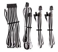 Corsair Premium Individually Sleeved PSU Cables Starter Kit Type 4 Gen 4 - White/Black