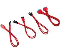 Corsair Premium Sleeved Front Panel Extension Kit 30cm, Red