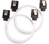 Corsair Premium Sleeved SATA Cable - SATA 6Gbps 30cm, White