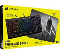 Corsair Pro Gaming Bundle New 2020 Edition: K65 LUX RGB Keyboard, M55 RGB PRO Mouse & Gaming Mouse Pad