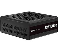 Corsair RM1000e (2023) Fully Modular and Silent ATX Power Supply - ATX 3.1 and PCIe 5.1 Compatible - 105°C Capacitors - Efficiency 80 PLUS Gold - Modern Standby Stand - Black