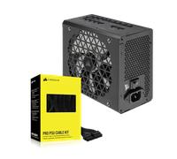 CORSAIR RM1000x Shift with Premium Sleeved Type-5 Pro Cables Kit - Black