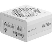 CORSAIR RM750e (2025) Fully Modular ATX Power Supply with Low Noise and 12V-2x6 Cable - ATX 3.1 & PCIe 5.1, Cybenetics Gold Efficiency, 105°C Capacitors, Modern Standby Mode - White