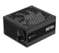 CORSAIR RM750x Fully Modular Low-Noise ATX Power Supply - ATX 3.1 Compliant - PCIe 5.1 Support - Cybenetics Gold Efficiency - Native 12V-2x6 Connector - Black