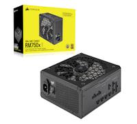 Corsair RM750x SHIFT Fully Modular ATX Power Supply - 80 PLUS Gold - ATX 3.1 - PCIe 5.1 - Zero RPM - Modular Side Interface - Black
