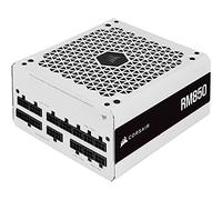 Corsair RM850 (2021), RM Series, 850 Watt 80 Plus Gold Fully Modular ATX Power Supply (Three EPS12V Ports, Quiet Operation, Zero RPM Fan Mode, Capacitors Rated at 105 °C), White