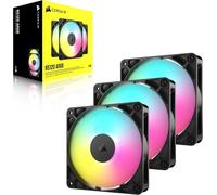 CORSAIR RS120 ARGB 120mm PWM Black Triple Fan Pack