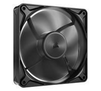 Corsair RS120 II 120mm Low-Noise Single Fan - Black | PWM, Daisy-Chain Connectivity, Magnetic Dome Bearings, Zero RPM
