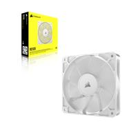 CORSAIR RS120 120mm PWM Fan - Daisy-Chain Connection - Low-Noise - Magnetic Dome Bearing - Single Pack - White