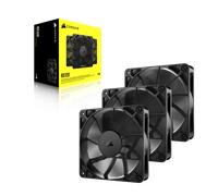 CORSAIR RS120 PWM 120mm Fans Triple Pack - Black - CO-9050189-WW