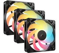 CORSAIR RS120-R ARGB PWM 120mm Fans Triple Pack - Black - CO-9050196-WW