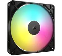 CORSAIR RS140 ARGB 140mm PWM Fan - Daisy-Chain Connection - Low-Noise - Magnetic Dome Bearing - Single Pack - Black