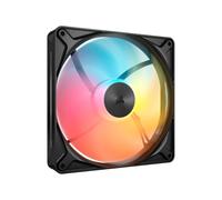 CORSAIR RS140 II ARGB 140mm Low-Noise Single Fan - Black | PWM, Daisy-Chain Connectivity, Magnetic Dome Bearings, Zero RPM
