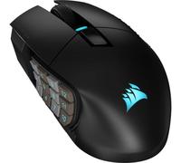 Corsair SCIMITAR ELITE WIRELESS Gaming Mouse Right Side RF Wireless + Bluetooth + USB Type-C Optical 26000 DPI