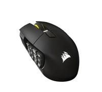 Corsair Scimitar Wireless Se mmo Pc Gaming Mouse - 33,000 Dpi, 16 Programmable Buttons, Key Slider, Elgato Virtual Stream Deck