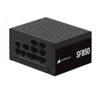 CORSAIR SF850 (2024) Fully Modular Low Noise 80 PLUS Platinum ATX Power Supply - ATX 3.1 Compliant - PCIe 5.1 Ready - SFX-to-ATX Bracket Included - Black