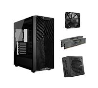 CORSAIR StarterFlow 3200 Build Kit: 3200D Case, RM750e PSU, RS120 Fan, Vengeance 16GB DDR5, ideal for entry-level gaming, home productivity, or office workstations