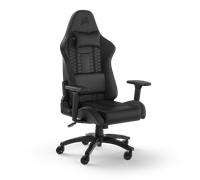 CORSAIR TC100 RELAXED Gaming Chair - Leatherette Black/Black (UK) BLACK/BLACK