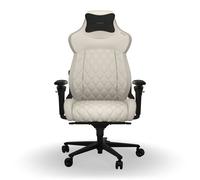 Corsair TC500 LUXE Gaming Chair, Frost, Fabric, 5D Armrests, Height Adjust, Neck