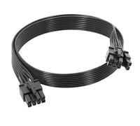 CLKE PCIE Cable for Corsair, PCIE Cable for Thermaltake, 65cm PSU 8 Pin to 6+2 Pin Male to Male GPU Adapter, Modular Power Supply Extension Cable, Extension Cable for ARESGAME