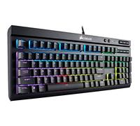 Corsair - USB 2.0 Type-A K68 RGB Mechanical Gaming Keyboard RGB Backlit Cherry MX Red Switch - Black